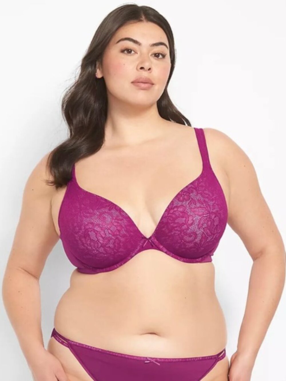 Cacique Women's Fuscia Bra Size 42DD NWT
